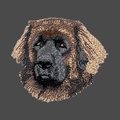 Leonberger Embroidered Men's Fleece Jacket