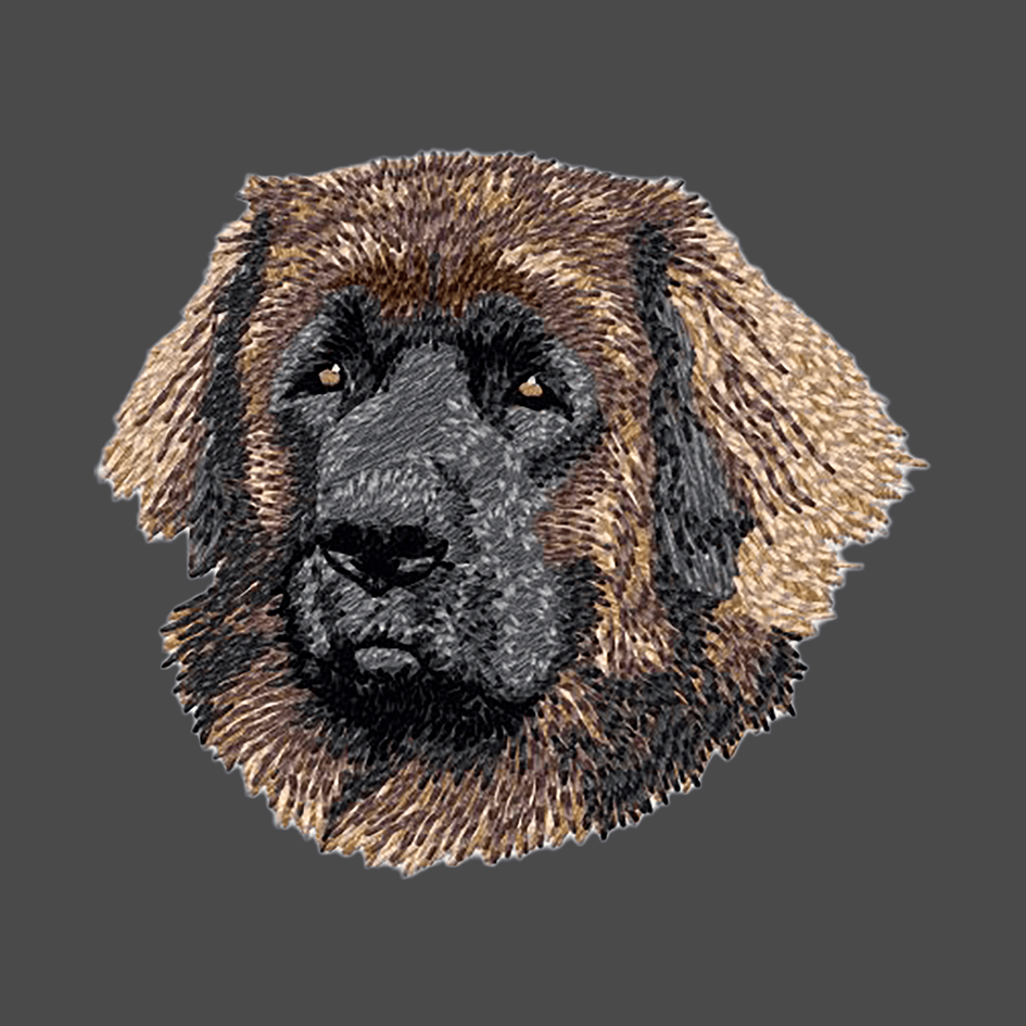 Leonberger Embroidered Men's Fleece Jacket