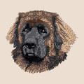 Leonberger Embroidered Tote
