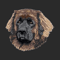 Leonberger Embroidered Wearable Blanket