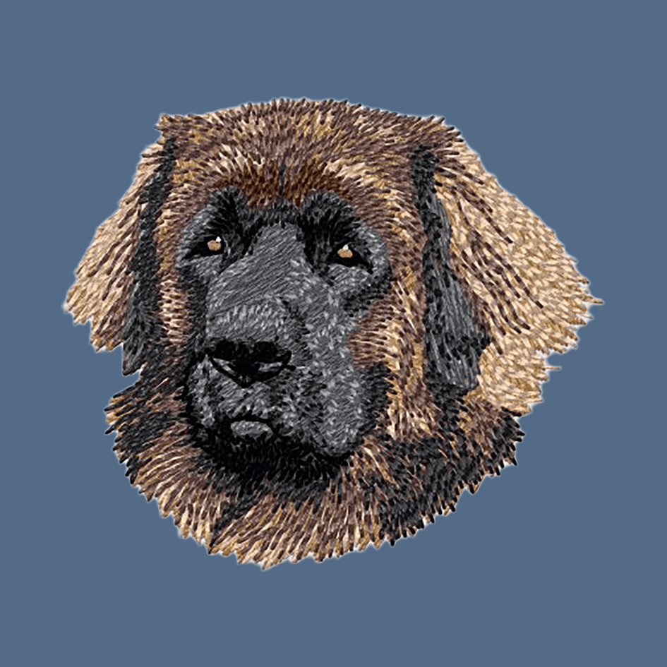 Leonberger Embroidered Women's Denim Shirt