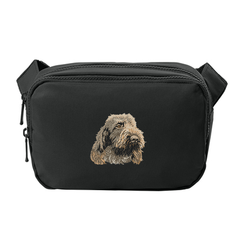 Spinone Italiano Embroidered Crossbody Bag