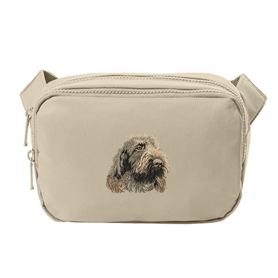 Spinone Italiano Embroidered Crossbody Bag