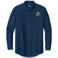 Spinone Italiano Embroidered Men's Denim Shirt
