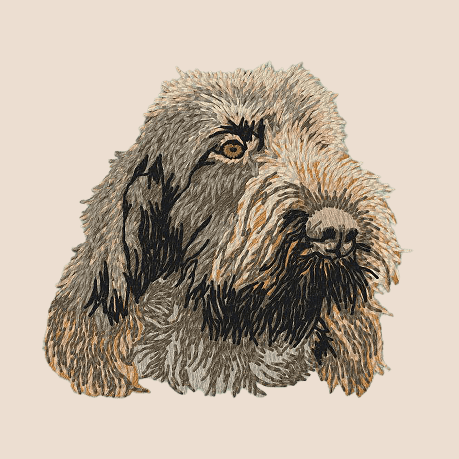Spinone Italiano Embroidered Tote