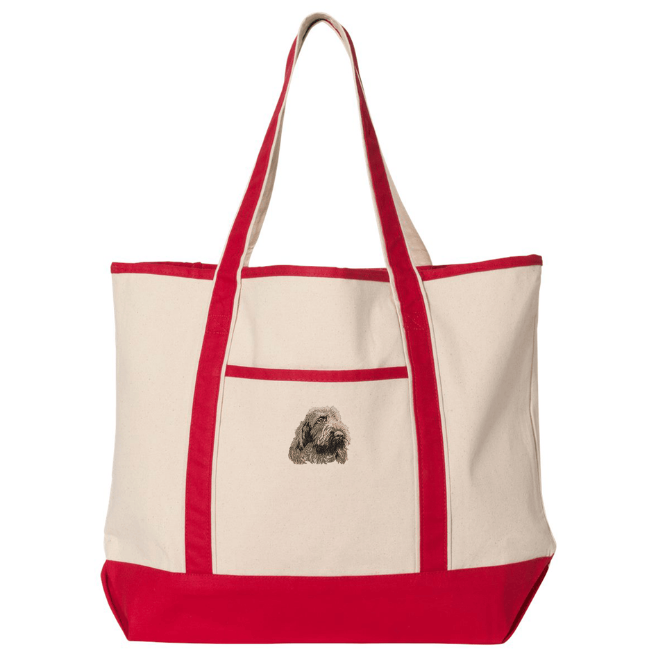 Spinone Italiano Embroidered Tote