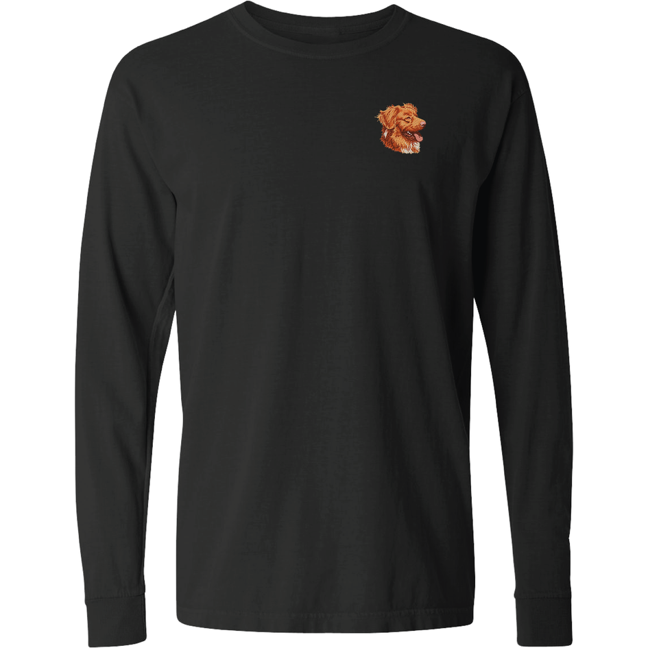 Nova Scotia Duck Tolling Retriever Embroidered Classic Long Sleeve Shirt