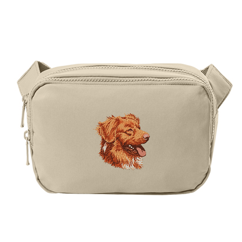 Nova Scotia Duck Tolling Retriever Embroidered Crossbody Bag