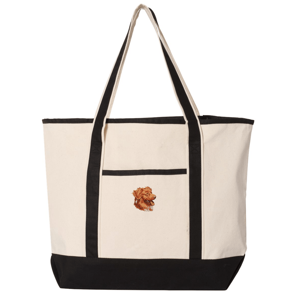 Nova Scotia Duck Tolling Retriever Embroidered Tote