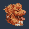 Nova Scotia Duck Tolling Retriever Embroidered Wearable Blanket
