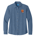 Nova Scotia Duck Tolling Retriever Embroidered Women's Denim Shirt