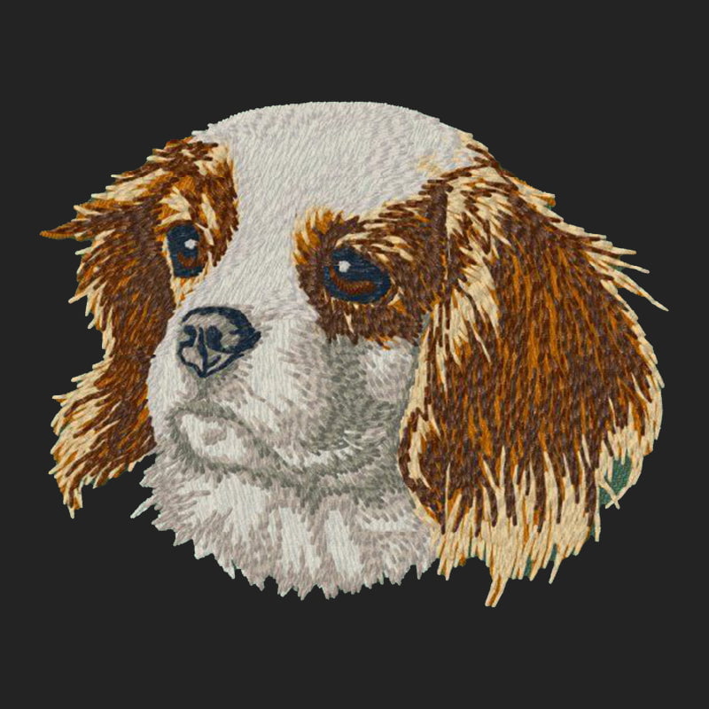 Cavalier King Charles Spaniel Embroidered Sweatshirt Hoodie