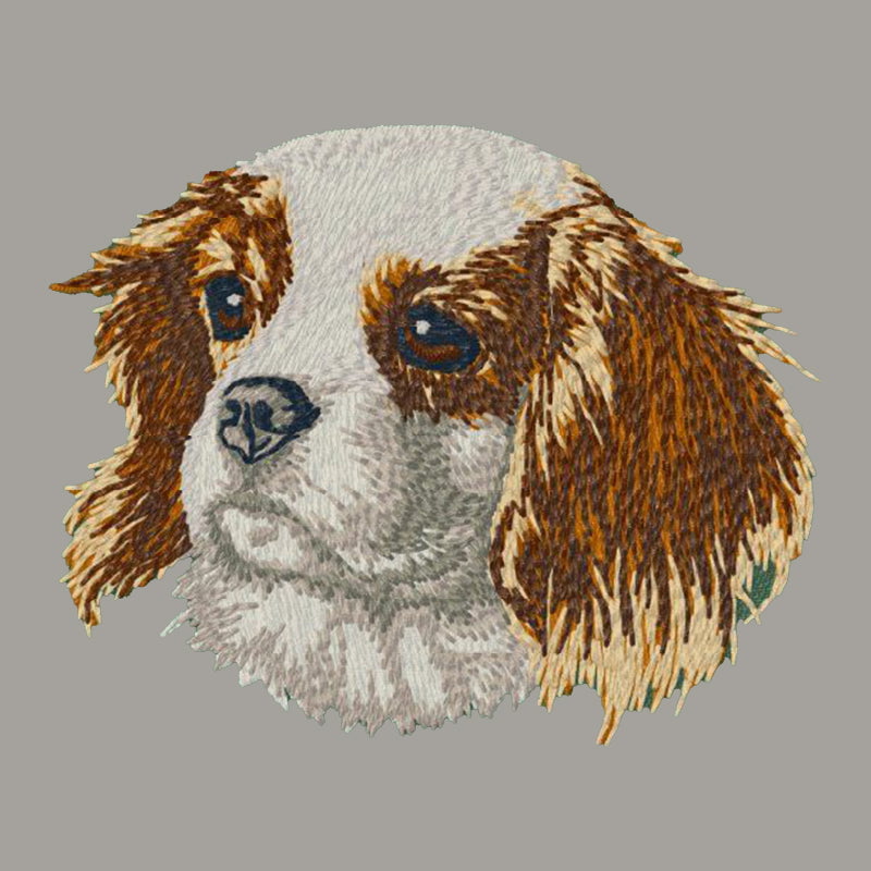 Cavalier King Charles Spaniel Embroidered Sweatshirt Hoodie