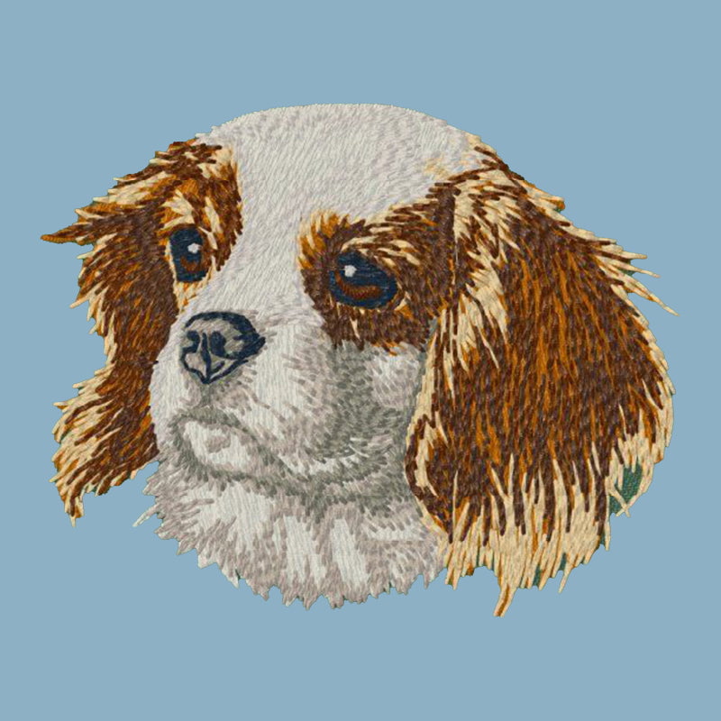 Cavalier King Charles Spaniel Embroidered Sweatshirt Hoodie