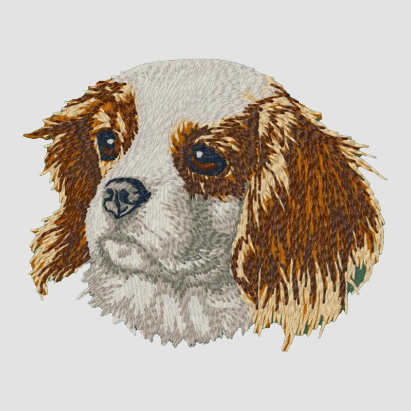 Cavalier King Charles Spaniel Embroidered Sweatshirt Hoodie