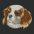Cavalier King Charles Spaniel Embroidered Crossbody Bag