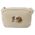 Cavalier King Charles Spaniel Embroidered Crossbody Bag