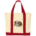 Cavalier King Charles Spaniel Embroidered Tote