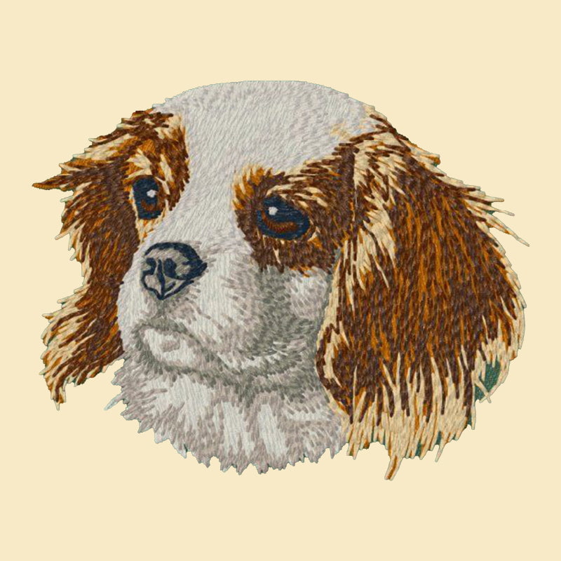 Cavalier King Charles Spaniel Embroidered Tote