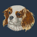 Cavalier King Charles Spaniel Embroidered Wearable Blanket