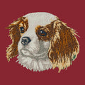 Cavalier King Charles Spaniel Embroidered Wearable Blanket