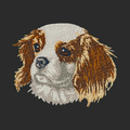 Cavalier King Charles Spaniel Embroidered Classic Long Sleeve Shirt