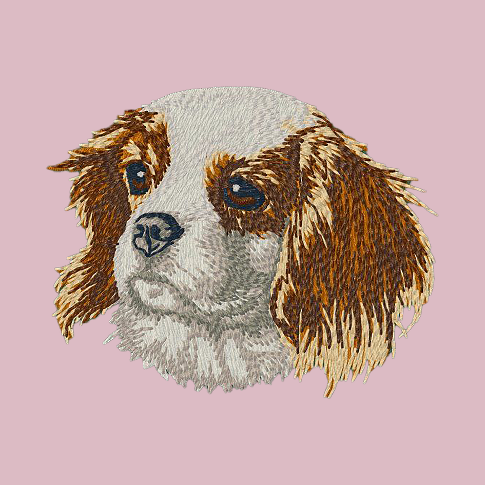 Cavalier King Charles Spaniel Embroidered Baseball Cap