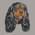 Cavalier King Charles Spaniel Embroidered Sweatshirt Hoodie