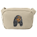 Cavalier King Charles Spaniel Embroidered Crossbody Bag