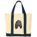 Cavalier King Charles Spaniel Embroidered Tote