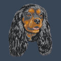 Cavalier King Charles Spaniel Embroidered Women's Denim Shirt