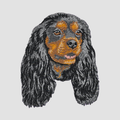 Cavalier King Charles Spaniel Embroidered Classic Long Sleeve Shirt