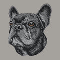 French Bulldog Embroidered Sweatshirt Hoodie