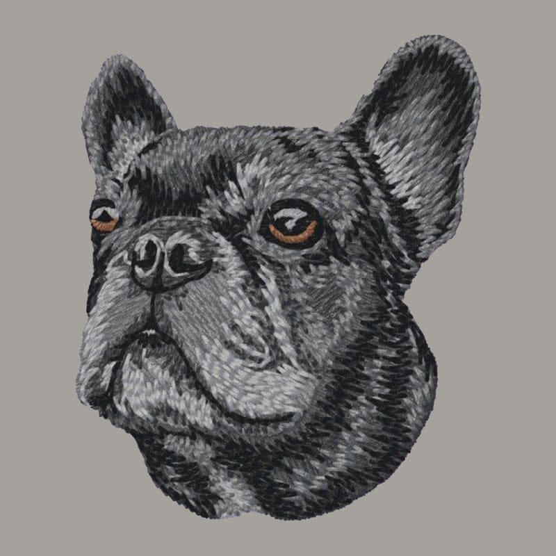 French Bulldog Embroidered Sweatshirt Hoodie