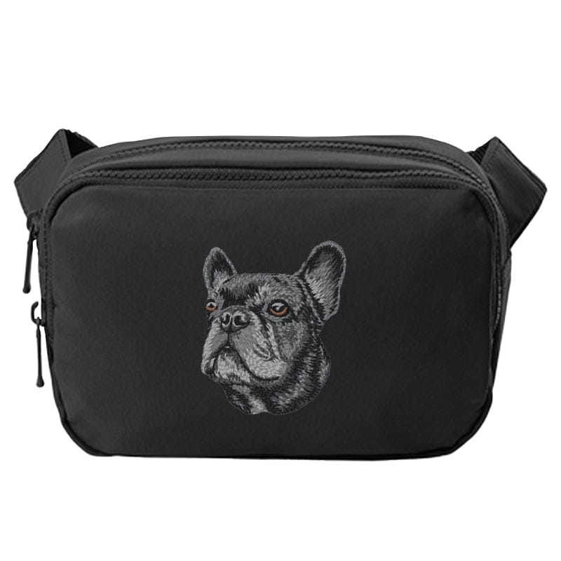 French Bulldog Embroidered Crossbody Bag