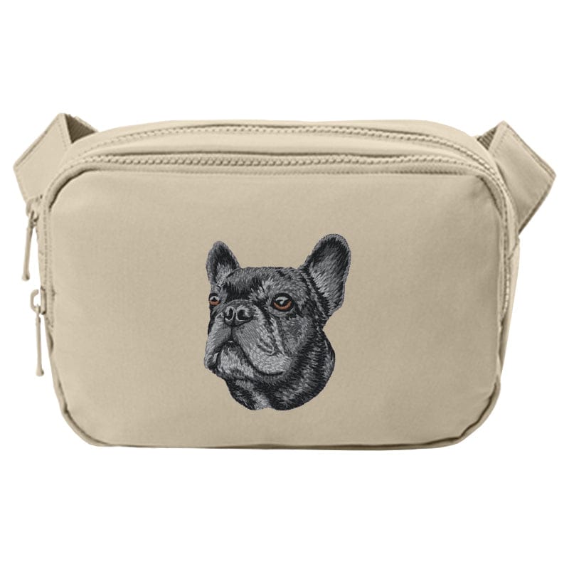 French Bulldog Embroidered Crossbody Bag