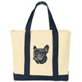 French Bulldog Embroidered Tote