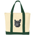 French Bulldog Embroidered Tote