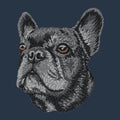 French Bulldog Embroidered Wearable Blanket