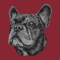 French Bulldog Embroidered Wearable Blanket