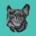 French Bulldog Embroidered Baseball Cap