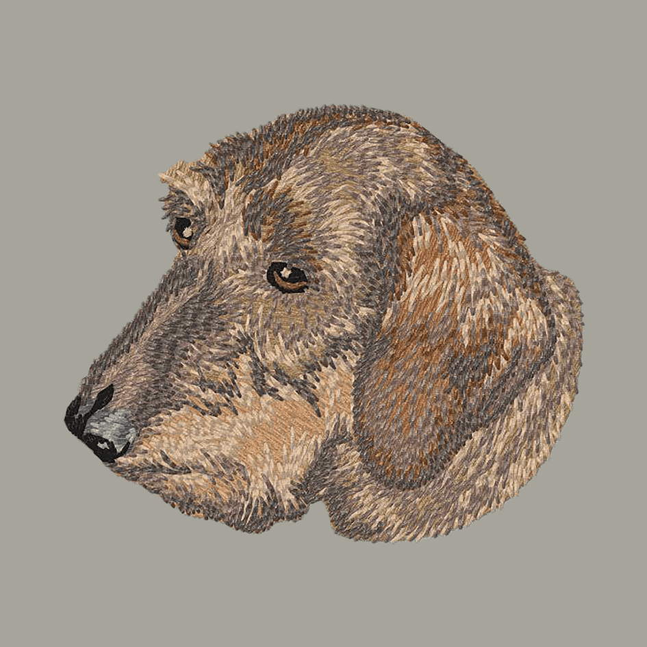 Dachshund Embroidered Classic Long Sleeve Shirt