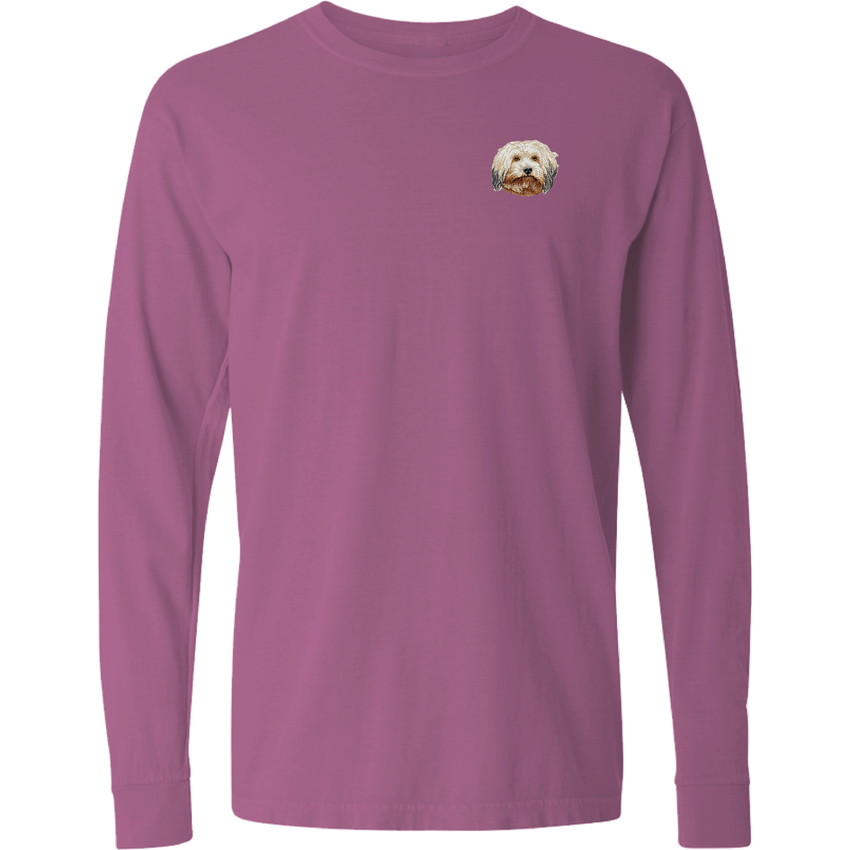 Havanese Embroidered Classic Long Sleeve Shirt