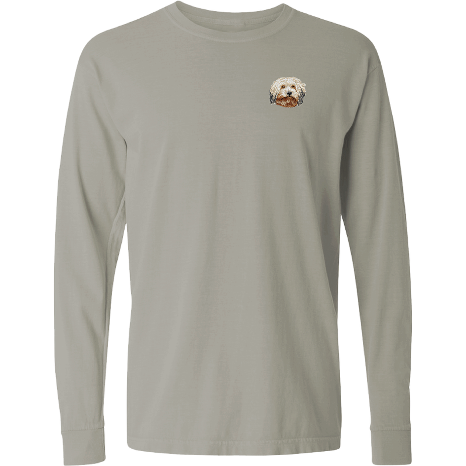 Havanese Embroidered Classic Long Sleeve Shirt