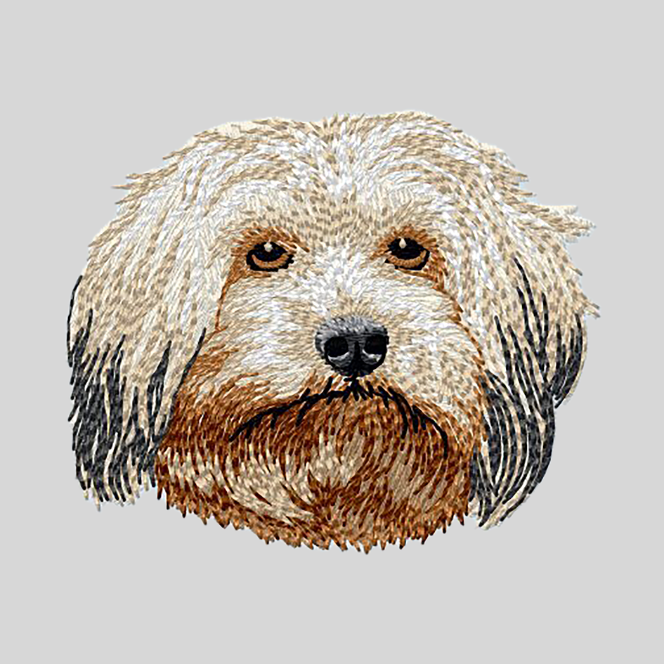 Havanese Embroidered Mock Neck Sweatshirt