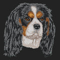 Cavalier King Charles Spaniel Embroidered Sweatshirt Hoodie