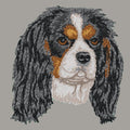 Cavalier King Charles Spaniel Embroidered Sweatshirt Hoodie