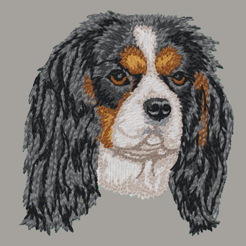 Cavalier King Charles Spaniel Embroidered Sweatshirt Hoodie