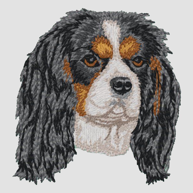 Cavalier King Charles Spaniel Embroidered Sweatshirt Hoodie