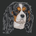 Cavalier King Charles Spaniel Embroidered Crossbody Bag
